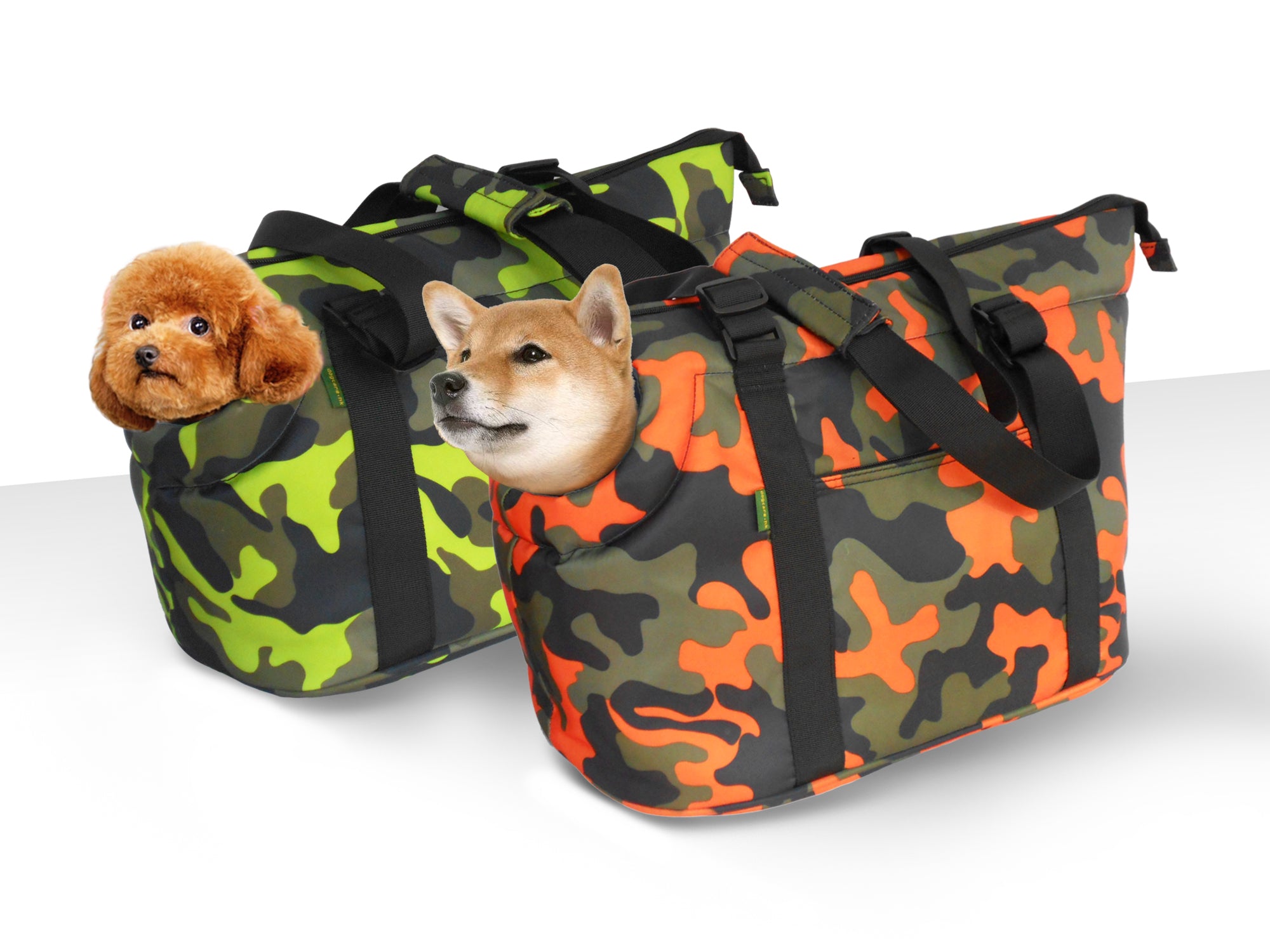 SSOOOK | Adjustable Strap Dog Carrier Bag in Black | DOG & CO.